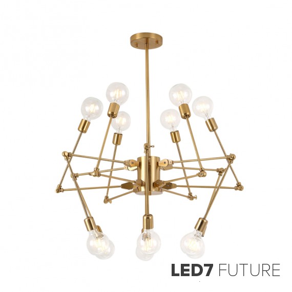 Loft Industry Modern - Brass Spyder